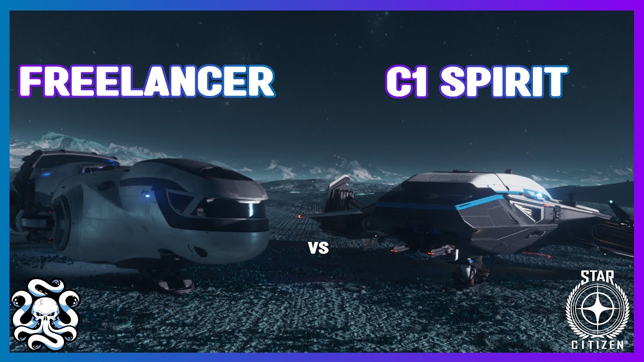 Star Citizen | C1 Spirit против Freelancer (патч 4.5.0)