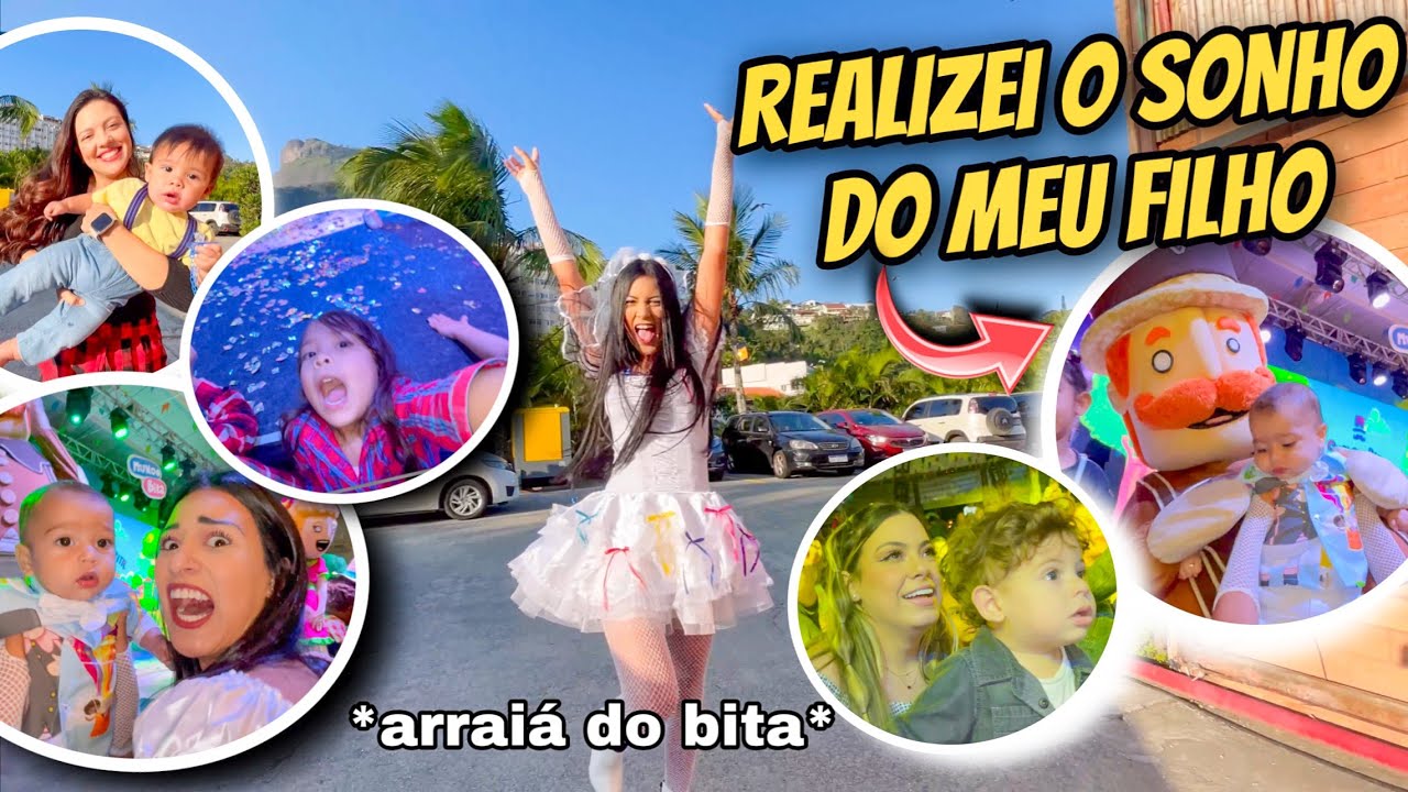 LEVAMOS NOSSOS FILHOS NO SHOW DO BITA! *ELES INVADIRAM O PALCO* 😱