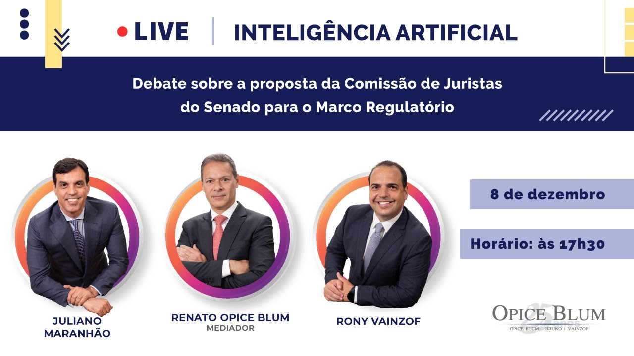 LIVE | Debate sobre a proposta da Comissão de Juristas do Senado para o Marco Regulatório da IA