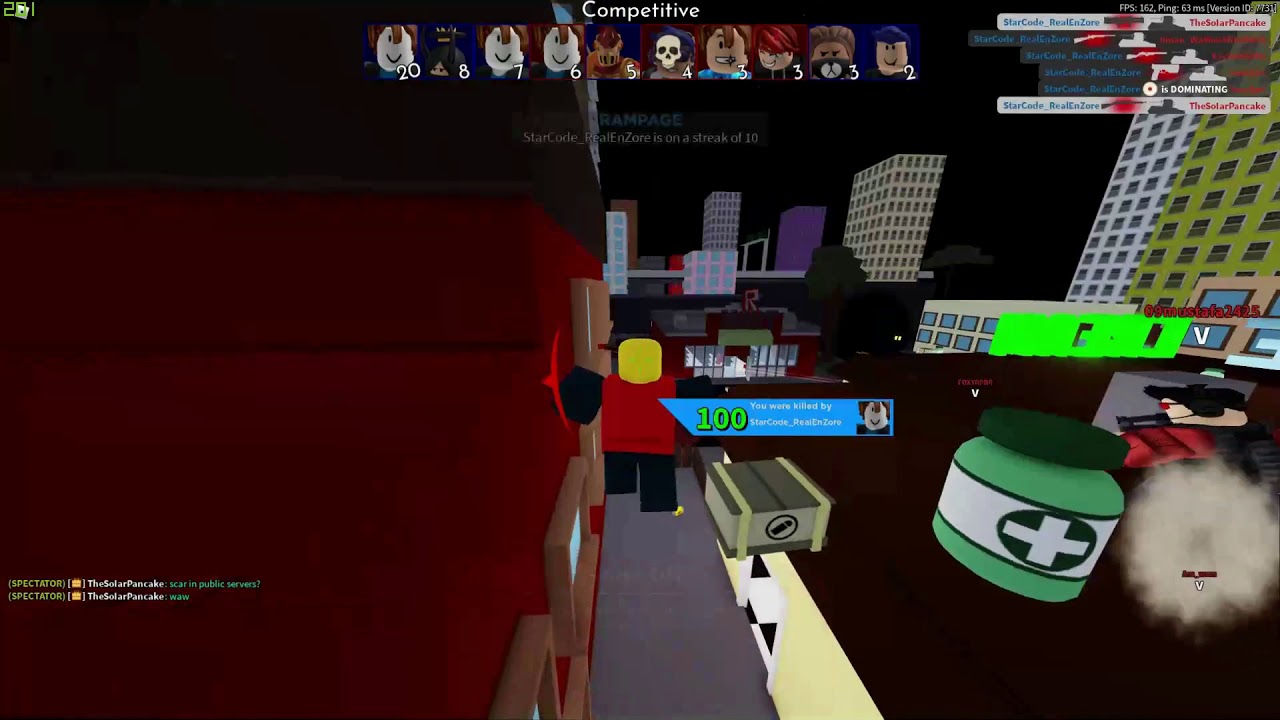 Level 550+ Banned for Extended Hitboxes - Roblox Arsenal