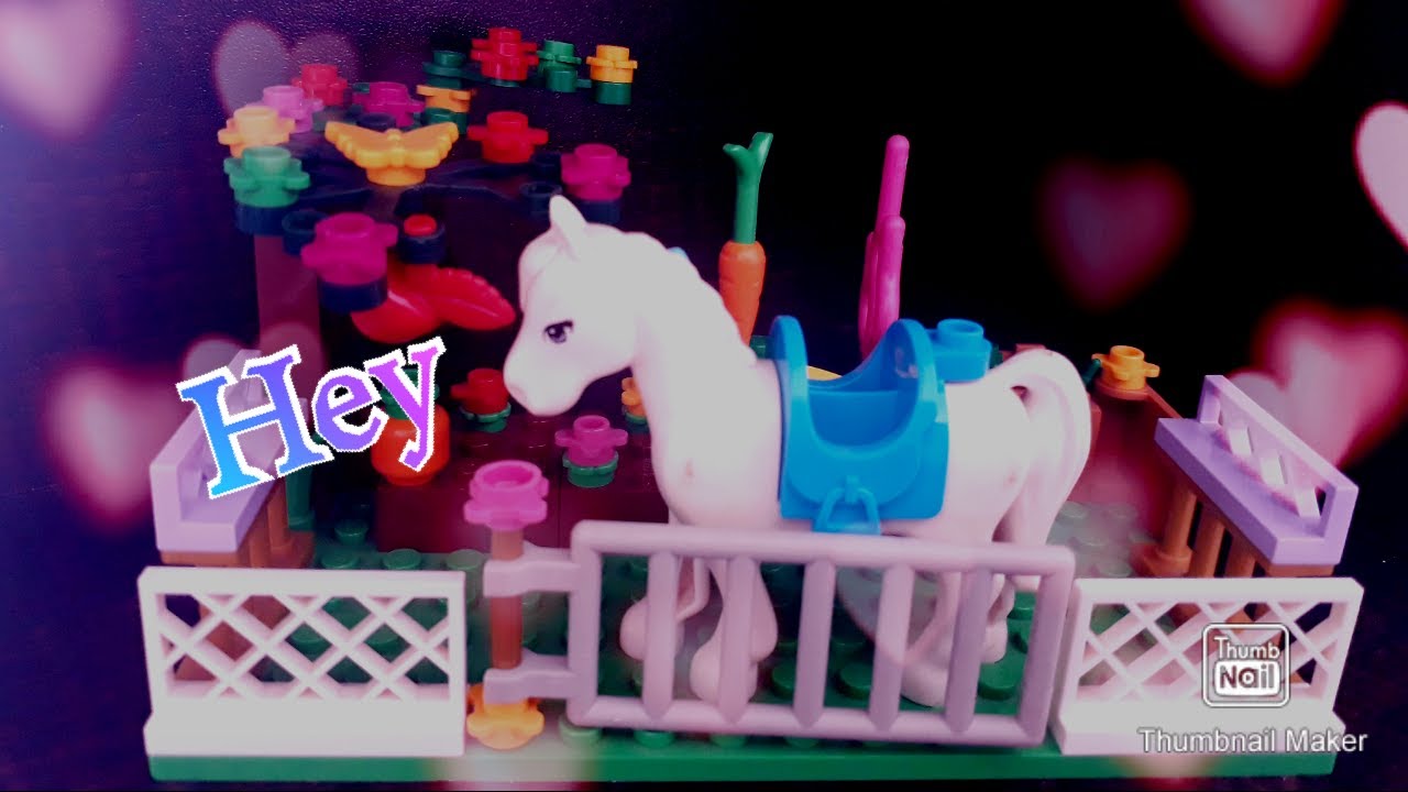 A Lego Horse Stable  video 🐴😃✨!!