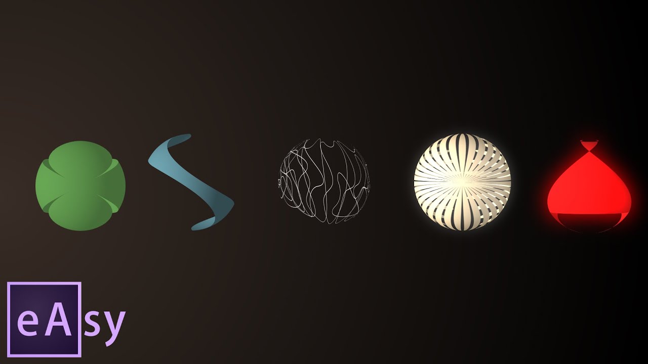Create spheres using shapes in After Effects