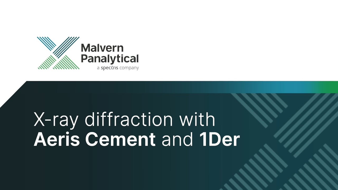 X-ray diffraction with Aeris Cement and 1Der