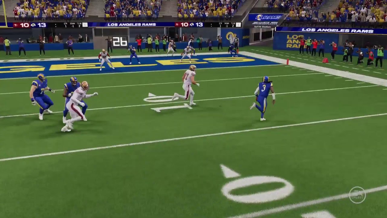 Madden Sunday night football 49ners 🆚 Rams (2025-2026) (Live from Sofi stadium (recap)