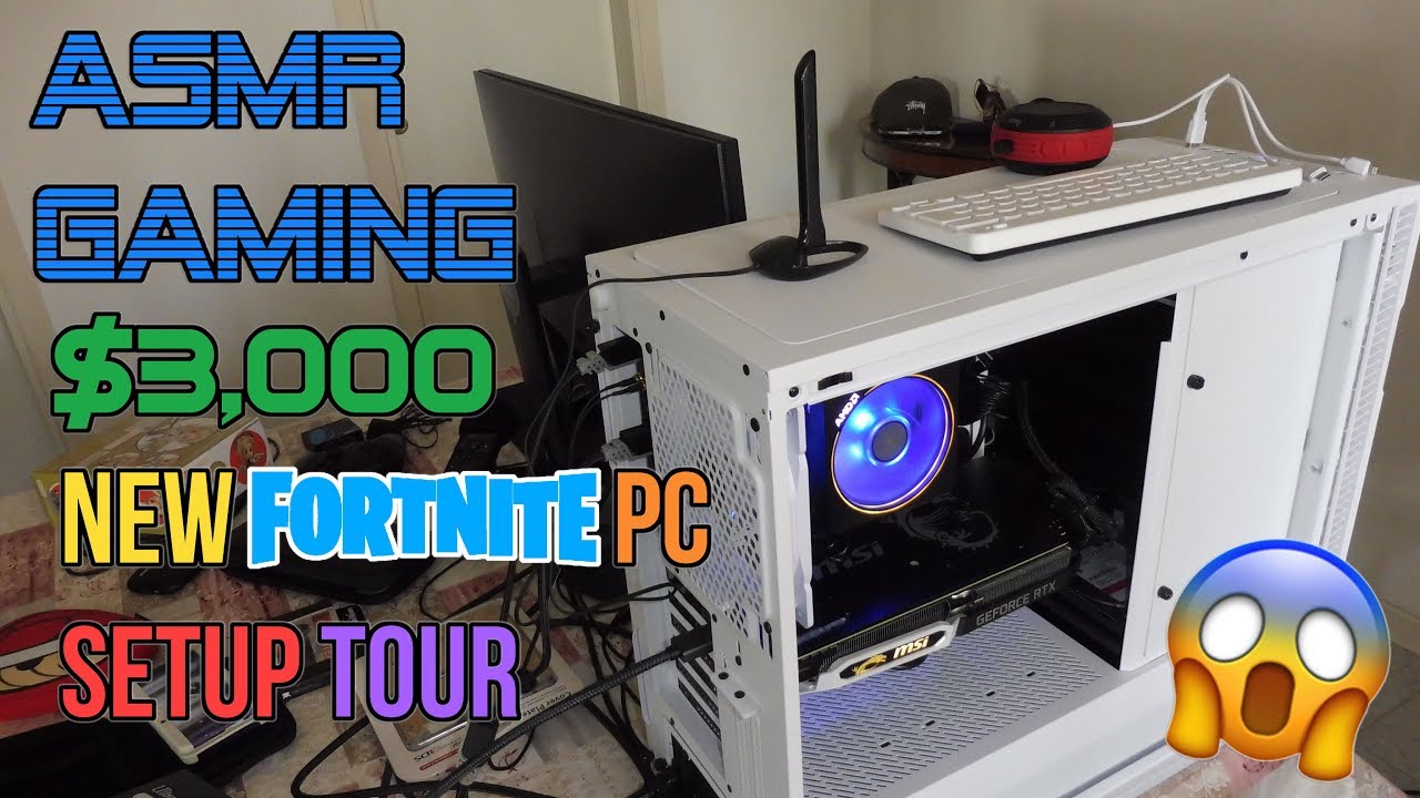 ASMR Gaming | $3,000 New Fortnite PC Setup Tour! 🎮 Relaxing Whispering 😴💤