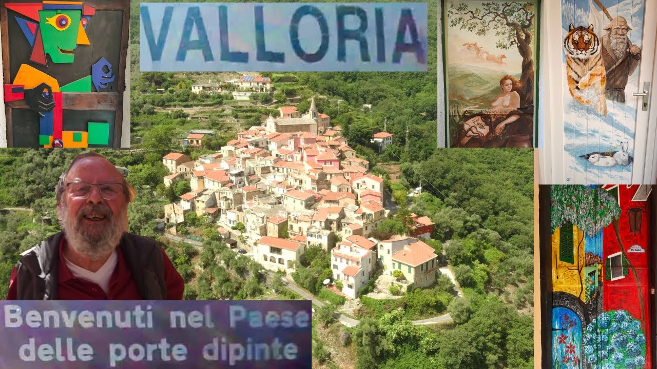 LIGURIA INASPETTATA - VALLORIA: PAESE DELLE PORTE DIPINTE