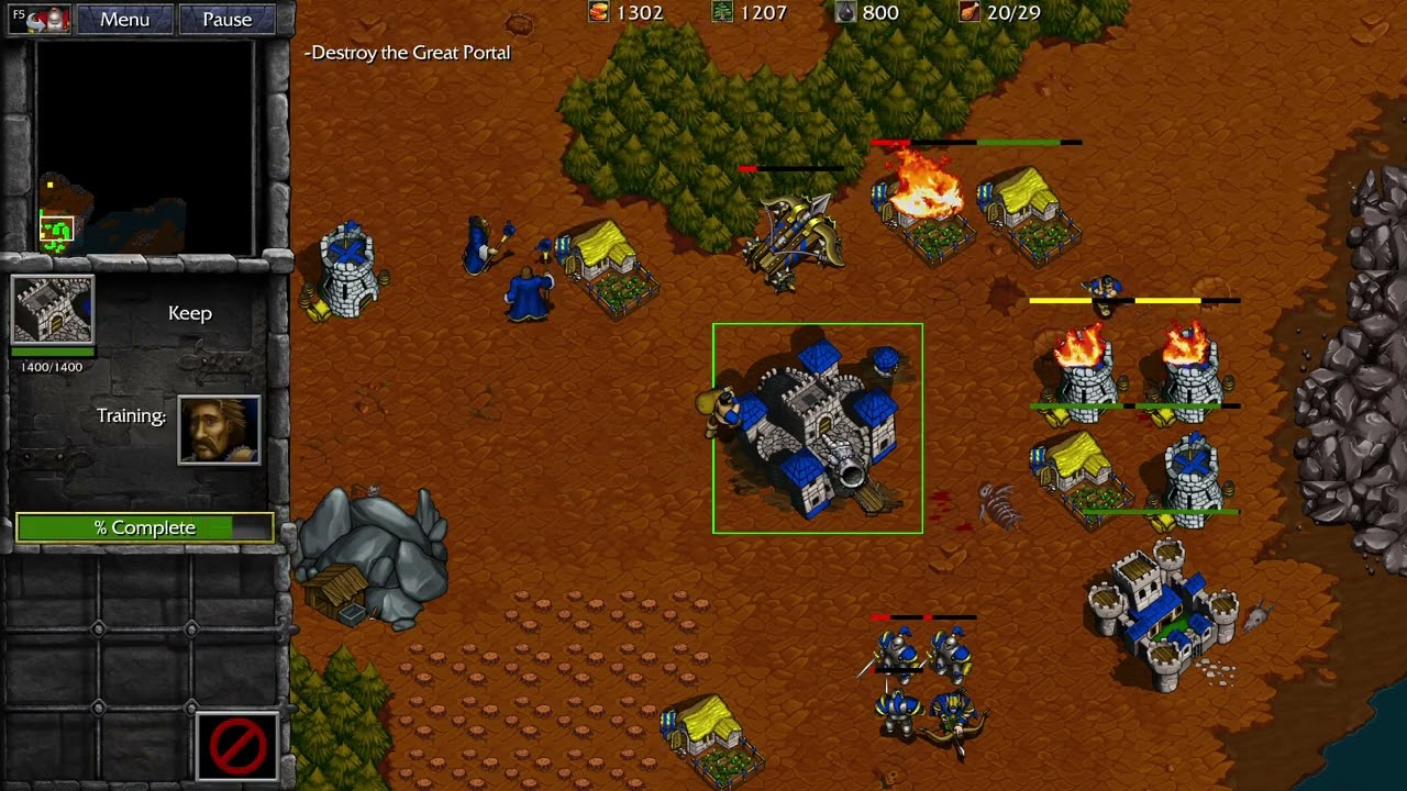 Warcraft 2 TOD Remastered Campaign No Commentary The Great Portal