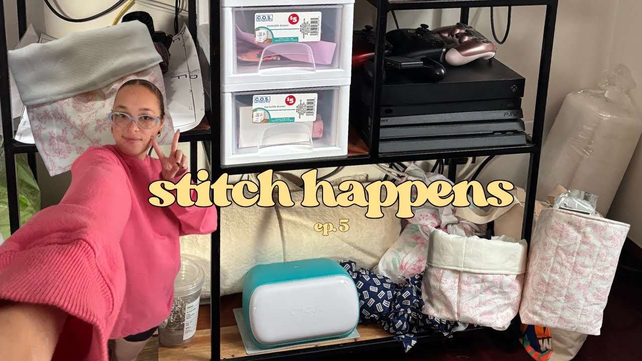 Organize My Sewing Shelf With Me! | Stitch Happens Ep. 5