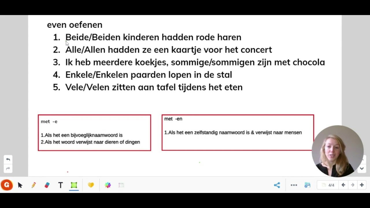 twijfelwoorden alle allen