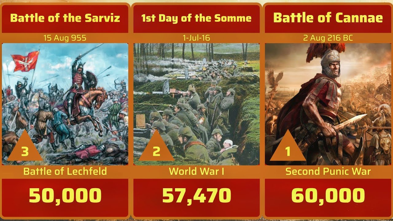 Deadliest Days in History &mdash; Most Deaths in a Single Day