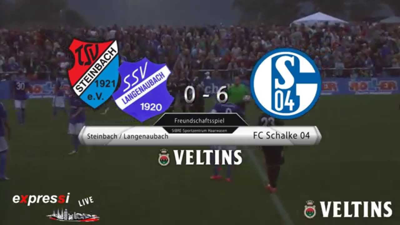 Freundschaftsspiel Veltins-Auswahl TSV Steinbach / SSV Langenaubach gegen FC Schalke 04