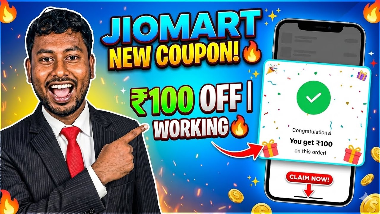 Jiomart Coupon Code Today | jiomart 100 off coupon code | jiomart coupon code latest |jiomart 75 off