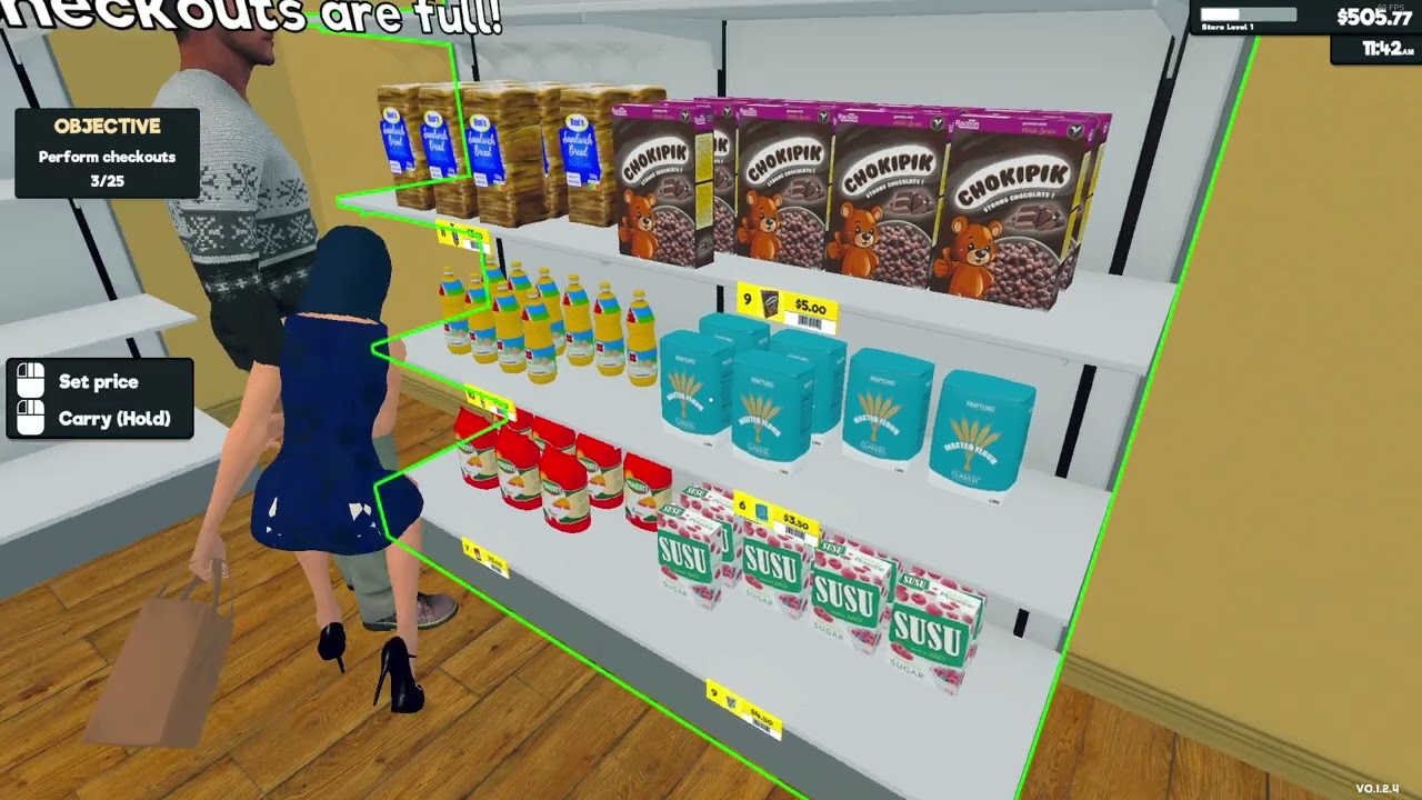 Let's open a SUPERMARKET!   | Supermarket Simulator |  Ep1