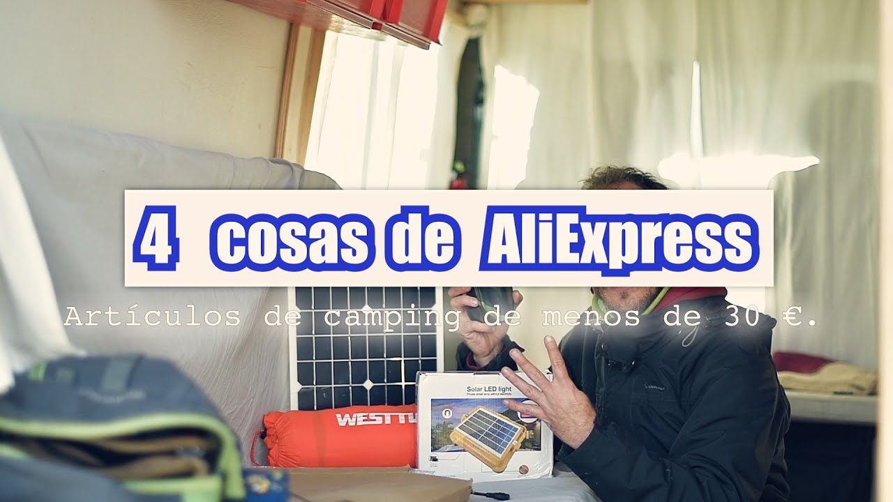 ⛺️camping & Camper 🚐...💸 4 cosas de aliexpress.