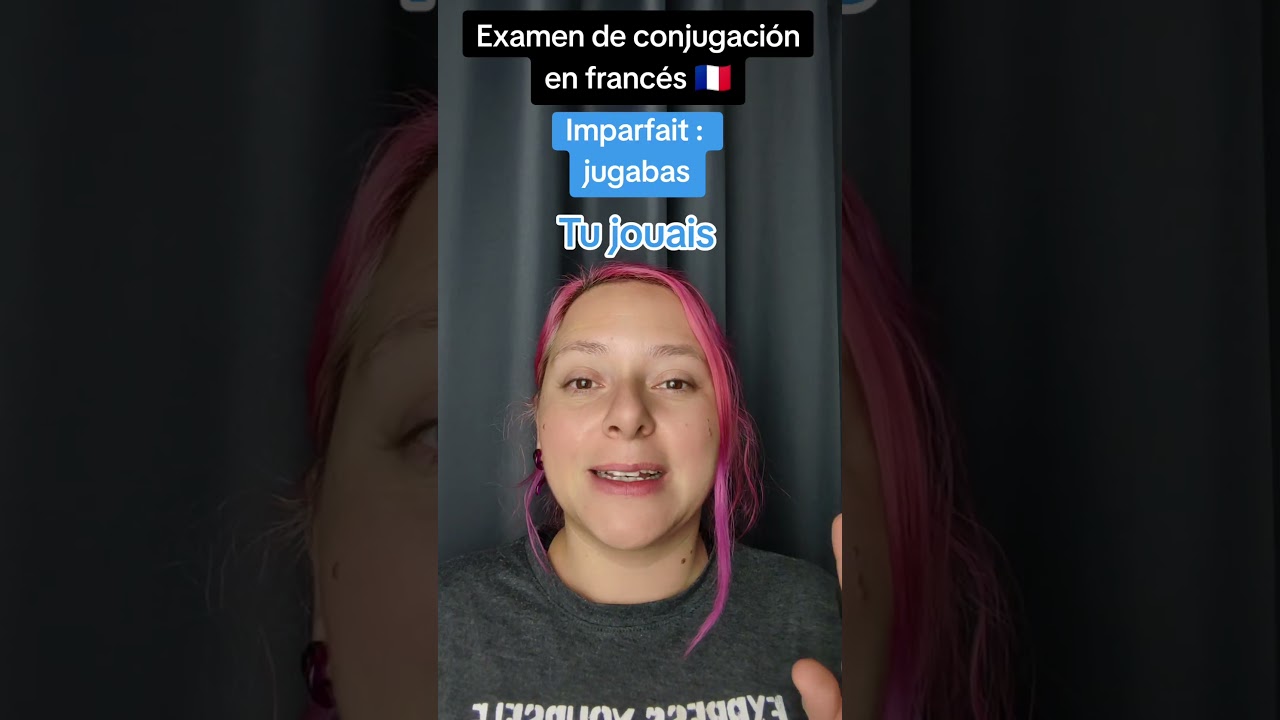 😱Examen de conjugación en francés 🇫🇷 verbe JOUER🎮
