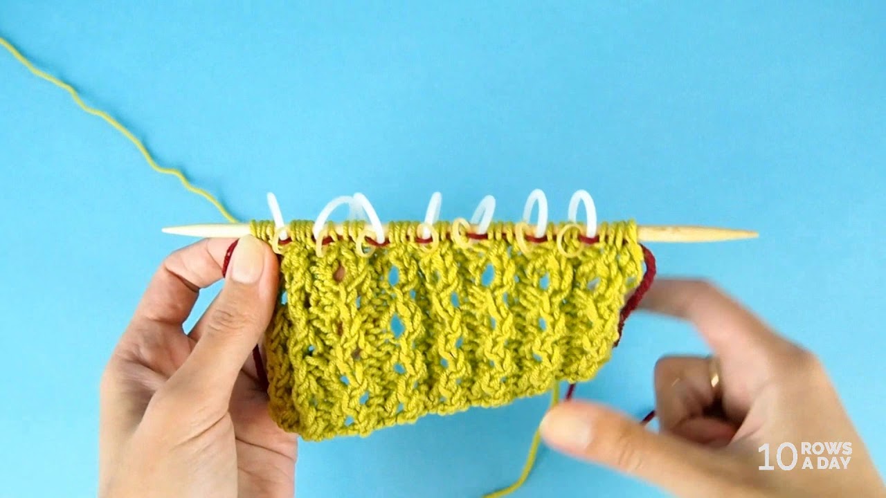 How to Insert a LIFELINE When You Have Stitch Markers