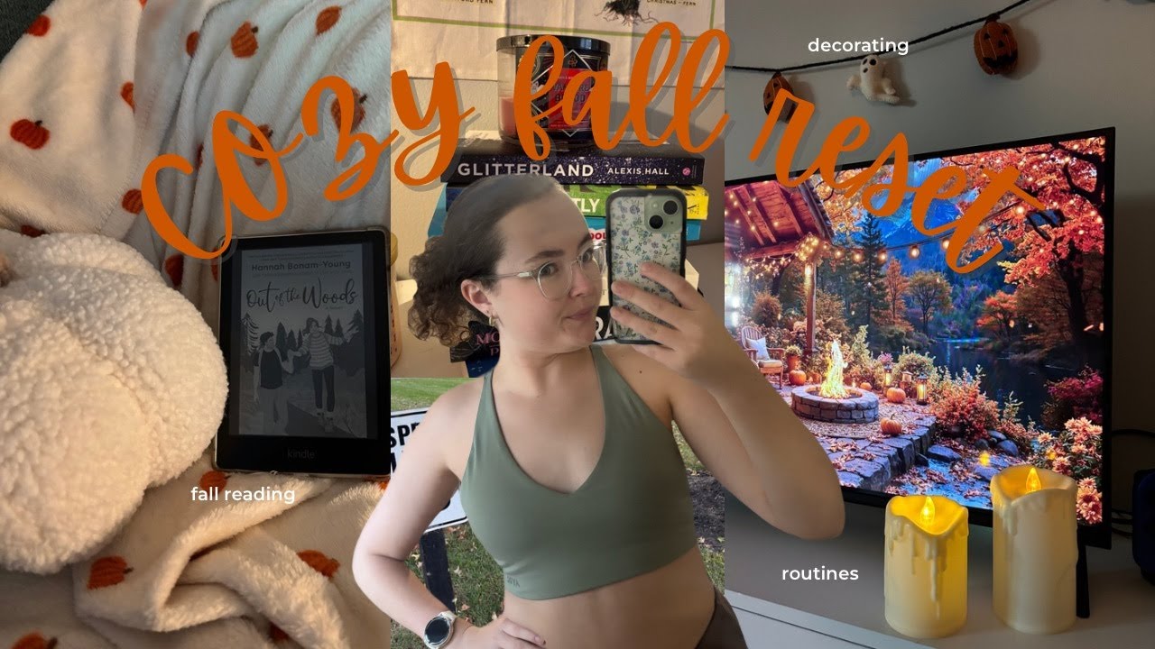 cozy fall reset | reading, self care, & new habits