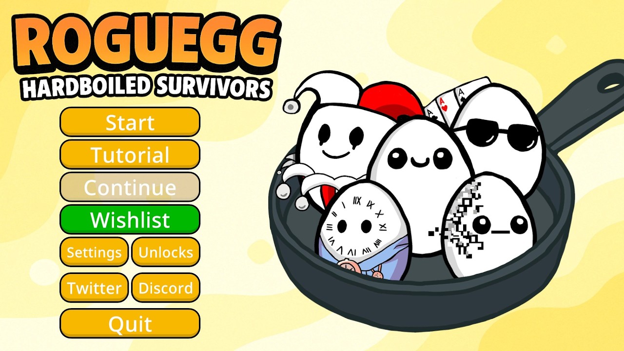 Roguegg: Hardboiled Survivors Demo PC Gameplay
