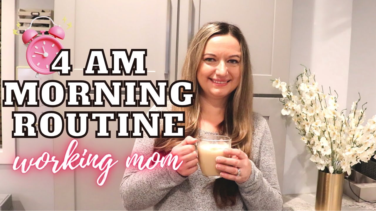 4 AM MORNING ROUTINE OF A FULL TIME WORKING MOM | WINTER 2024 | MIRACLE MORNING