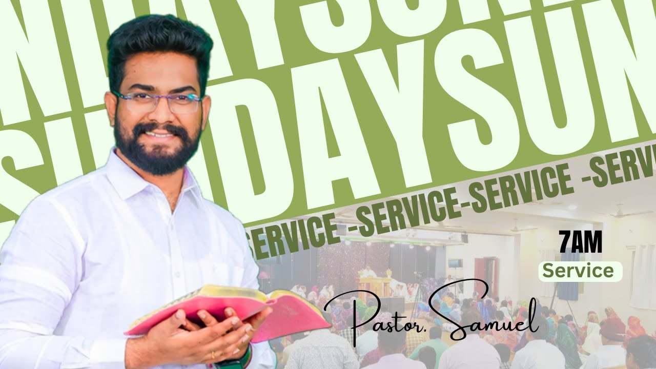 SUNDAY SERVICE - 1  || PASTOR  SAMUEL DARA || 01-02-2026  ||