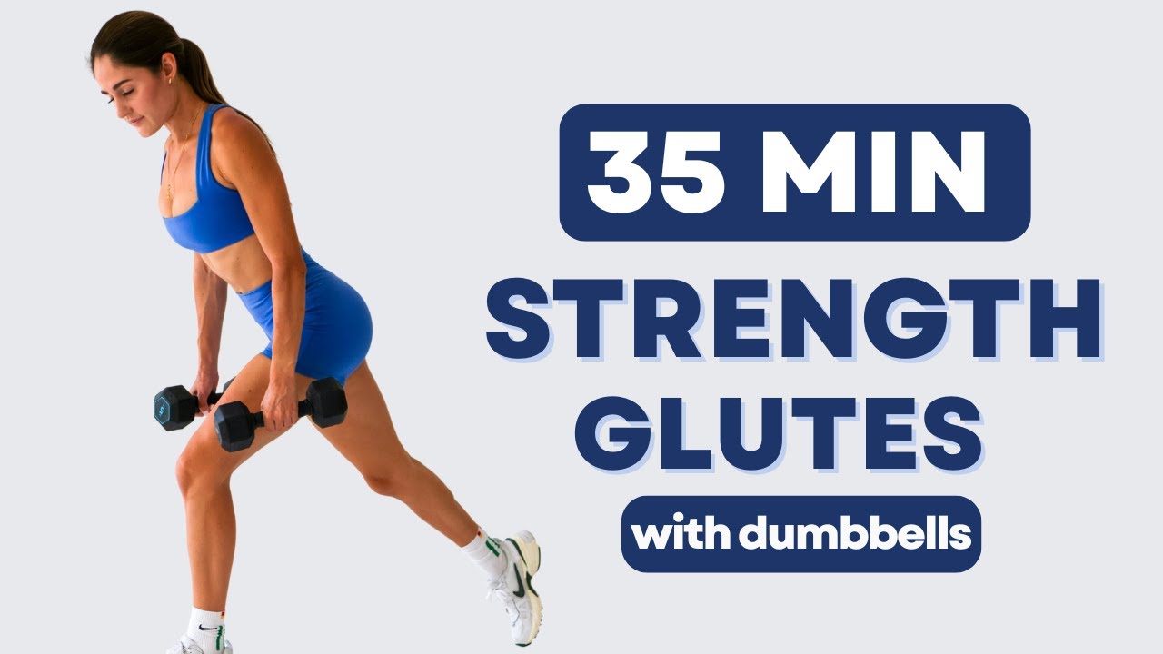 35 MIN STRENGTH: Lower Body (with dumbbells + Warm-Up/Cool Down)