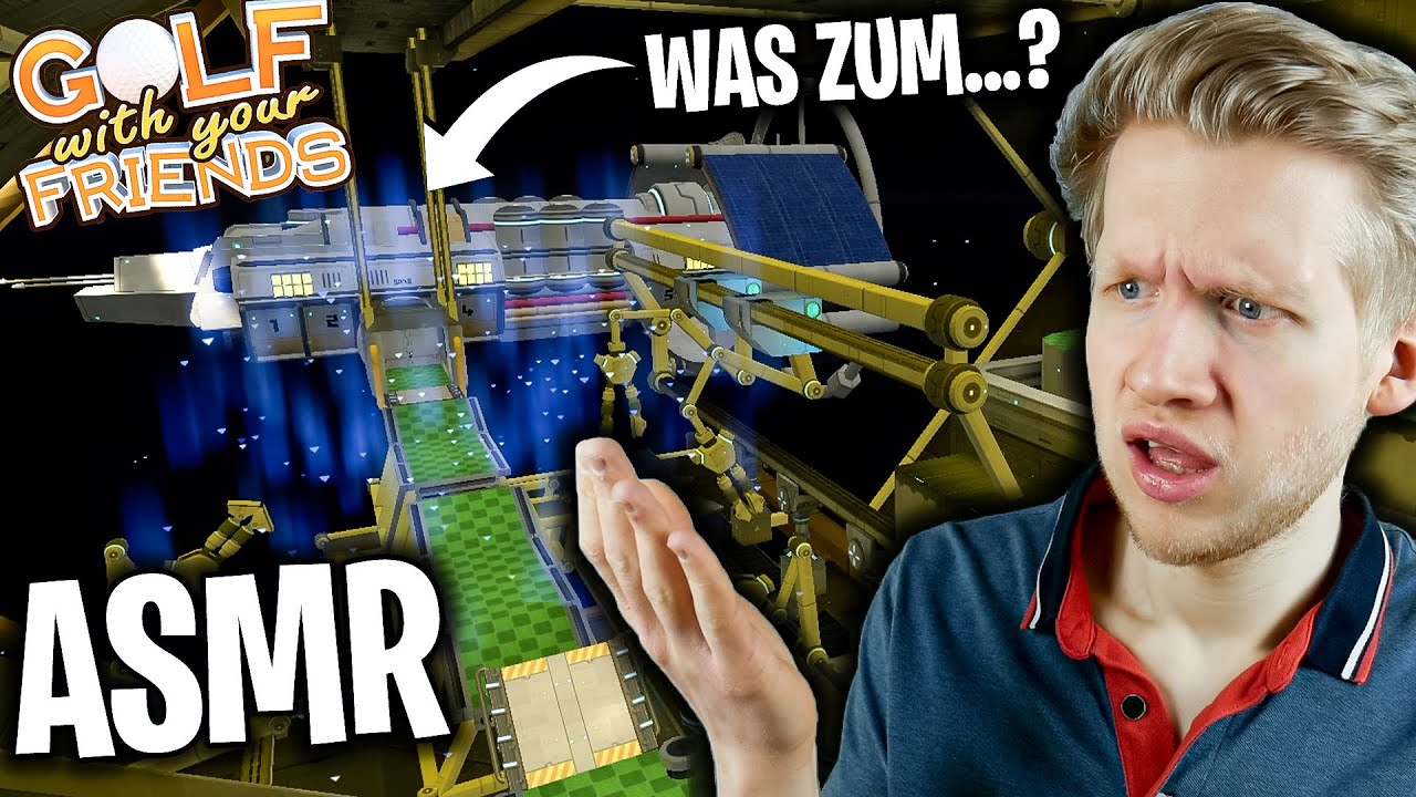 ASMR - Im WELTRAUM? Erstmal GOLF spielen!! | Golf With Your Friends