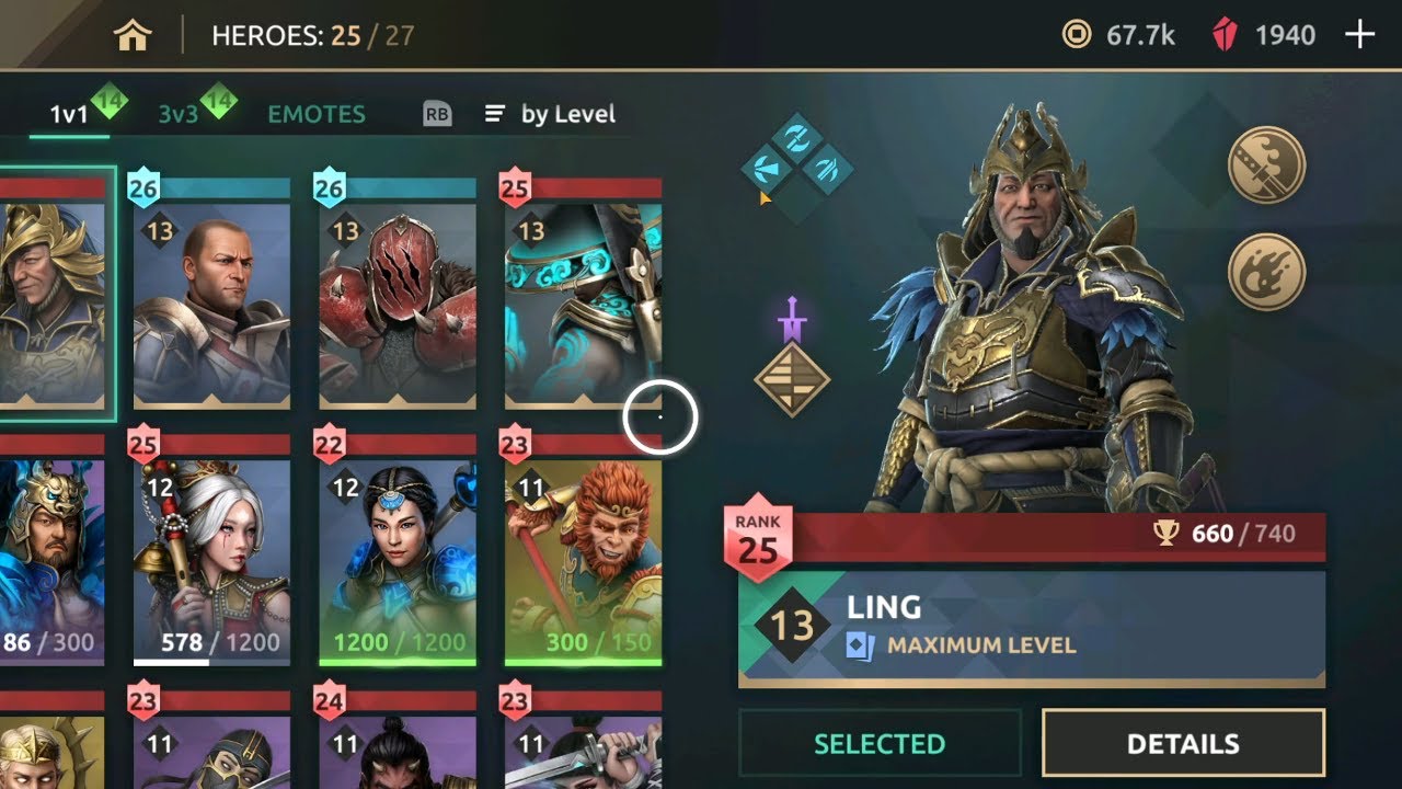 Best Talent Build for Ling | Shadow Fight Arena