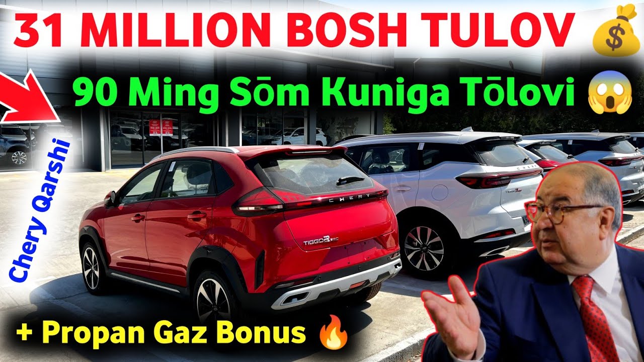 😱 90 Ming Sōm Kuniga Tōlovi ✅ CHERY QARSHI AVTOSALONIDA KATTA YANGILIK 😲 31 MILLION TIGGO 2 PRO 💰