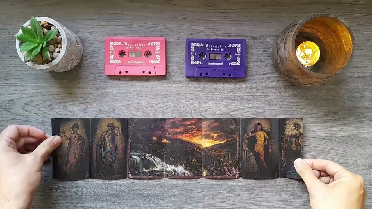 VERZAUBER - Dire Garden of the Ages: Unboxing and presentation (Digipak CD & cassette tape)