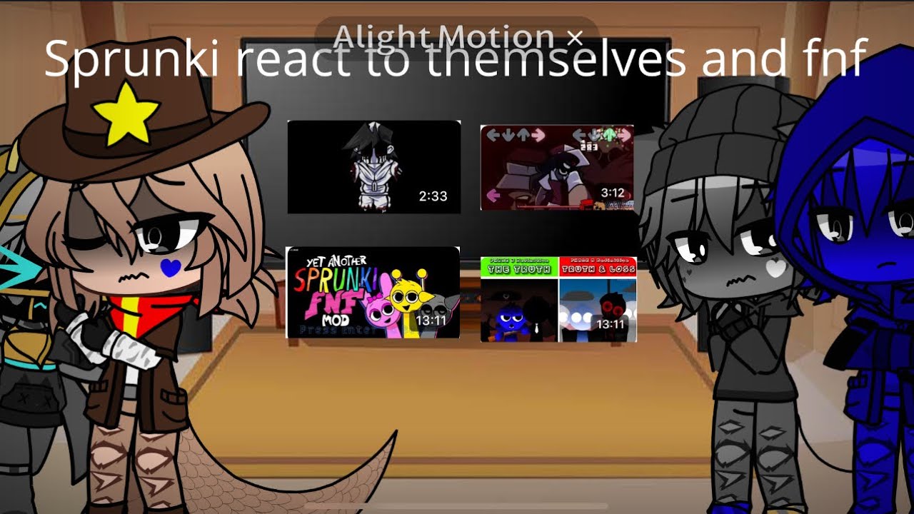 Sprunki react to themselves part 9 (no part 11)