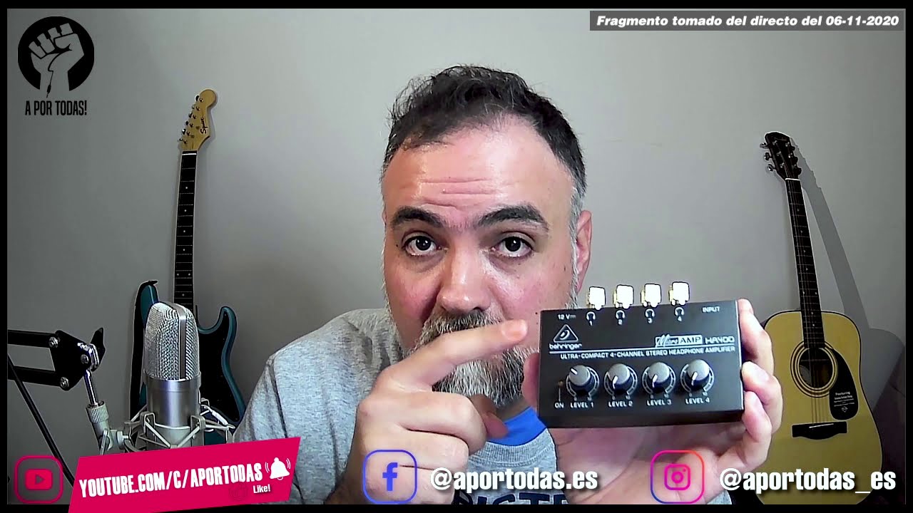 EQUIPO COSTEABLE! BEHRINGER HA400-AMPLIFICADOR DE AURICULARES!