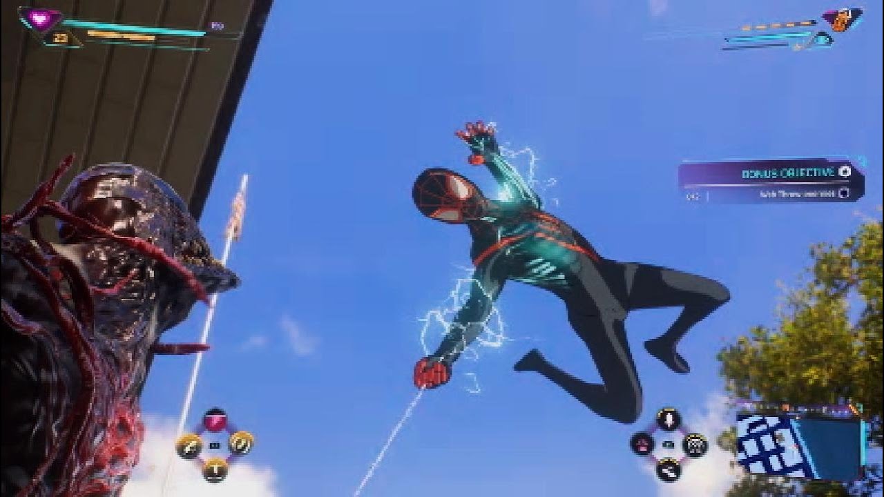 Miles gameplay Spider-Man 2