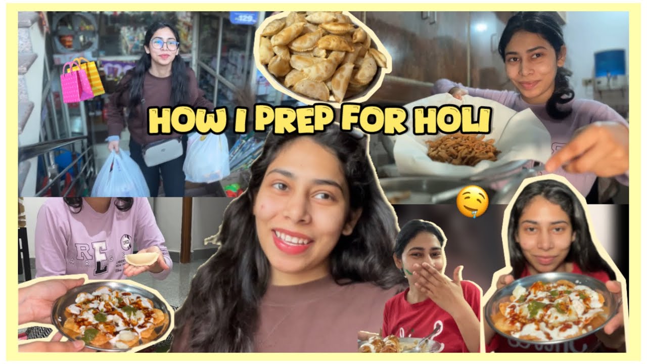 A week in my life: Holi edition || Cooking, Shopping, Eating🛍️✨