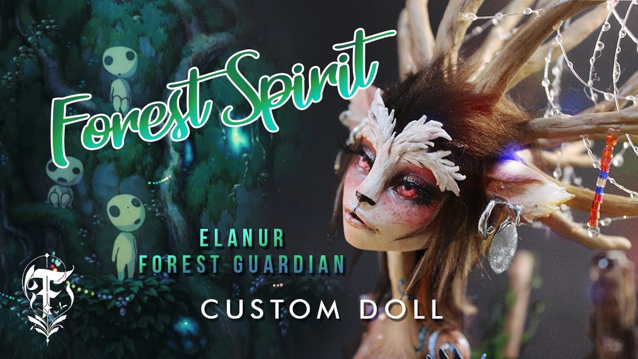 Forest Spirit! Elanur Forest Guardian• MH Repaint in Mononoke style