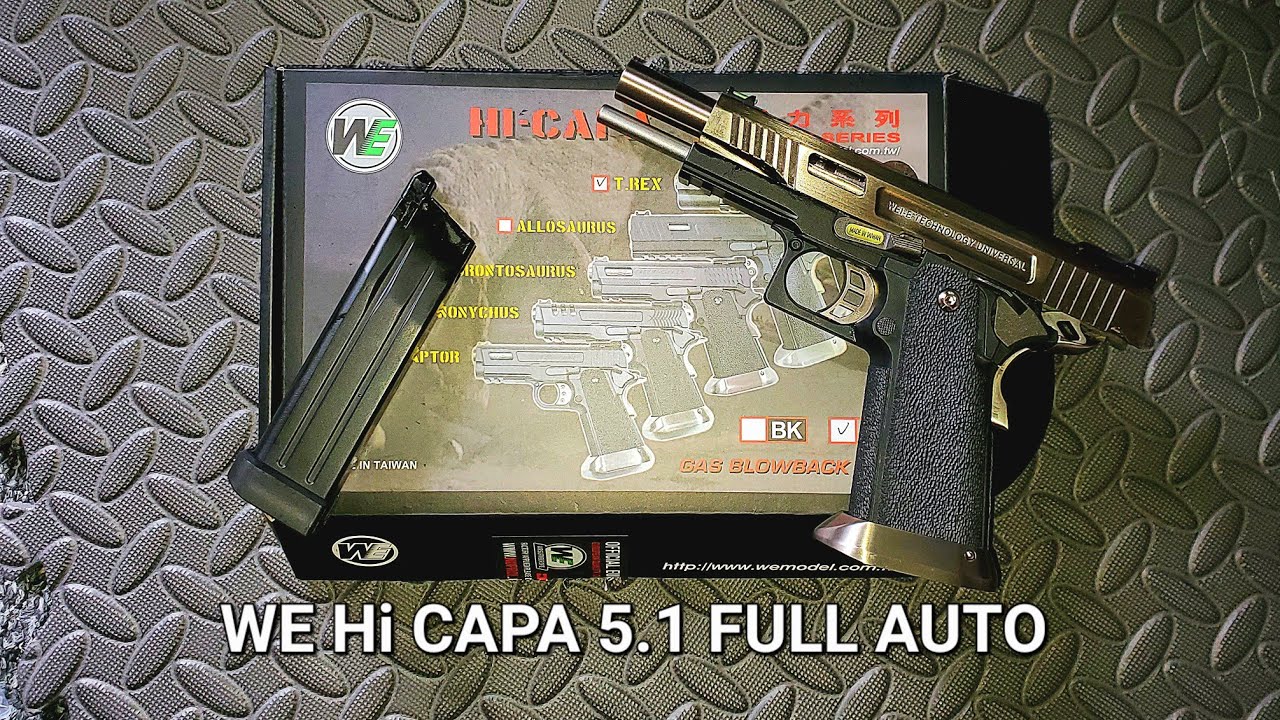 WE HI CAPA T-REX 5.1 FULL AUTO UNBOX