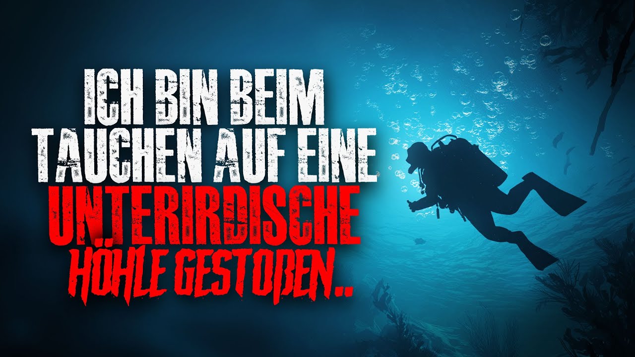 Ich bin beim Tauchen auf eine unterirdische Höhle gestoßen..