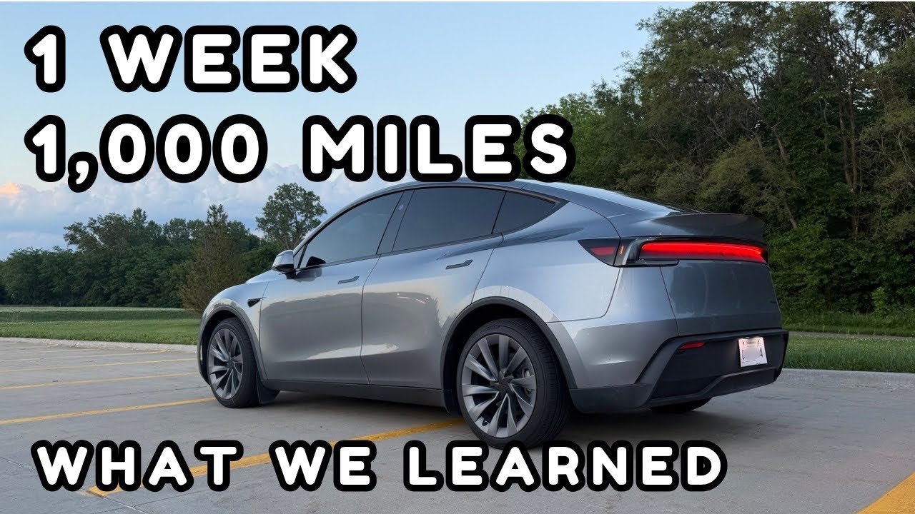 Неделя и 1000 миль спустя: реальность владения Tesla Model Y