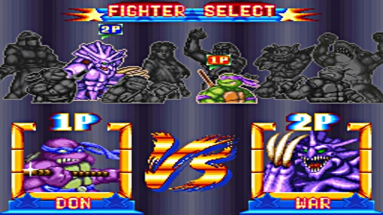 Teenage Mutant Ninja Turtles - Tournament Fighters Championship Edition -Zabrock vs edi2099