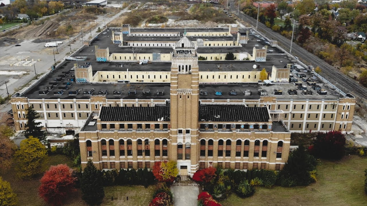 Abandoned Detroit Car Factory - AMC Headquarters - CLIMBING THE TOWER!!