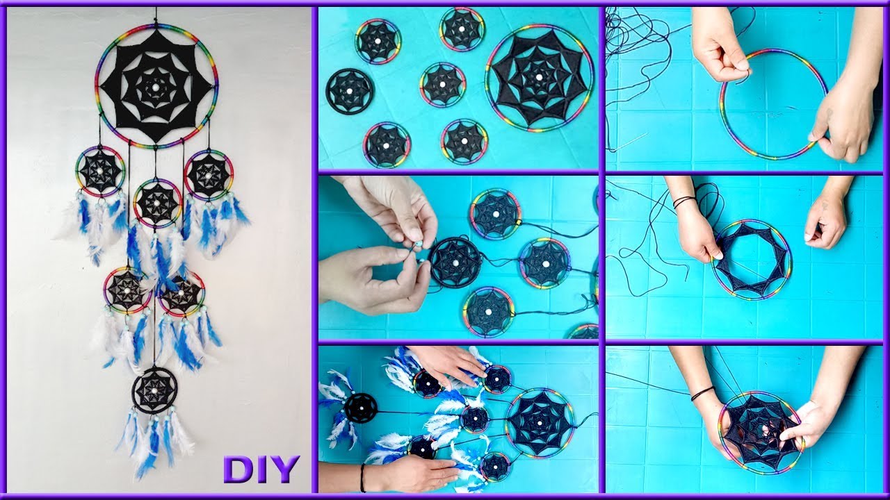 DIY How to make Dreamcatcher at home