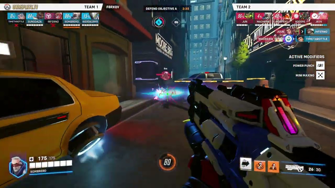 Midtown Scramble by SOMBRERO — Overwatch 2 Replay F8RXQV