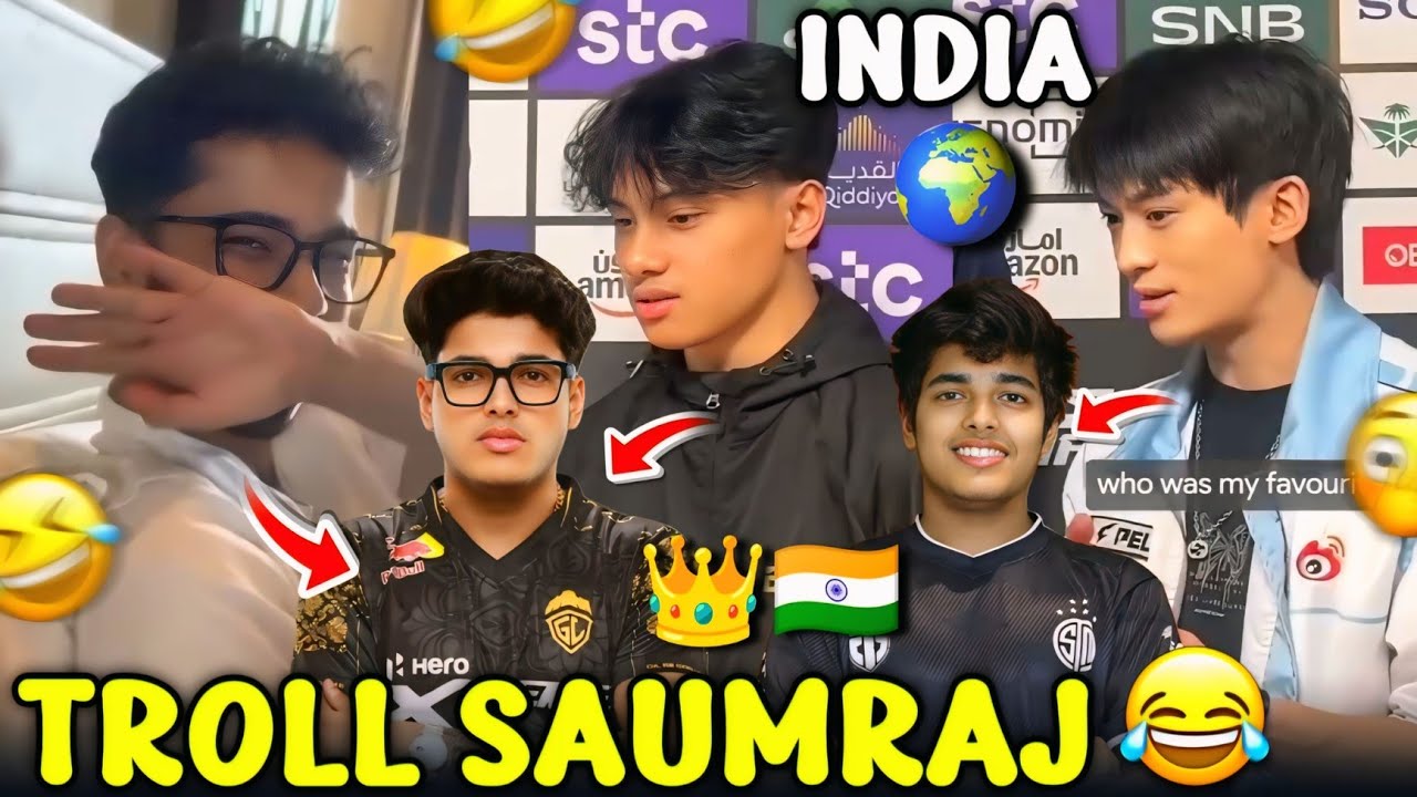 SPOWER TROLL SAUMRAJ 😂 JONATHAN ☠️ INTERNATIONAL PLAYERS 🌏 ON JONATHAN 👑🇮🇳 | GODL