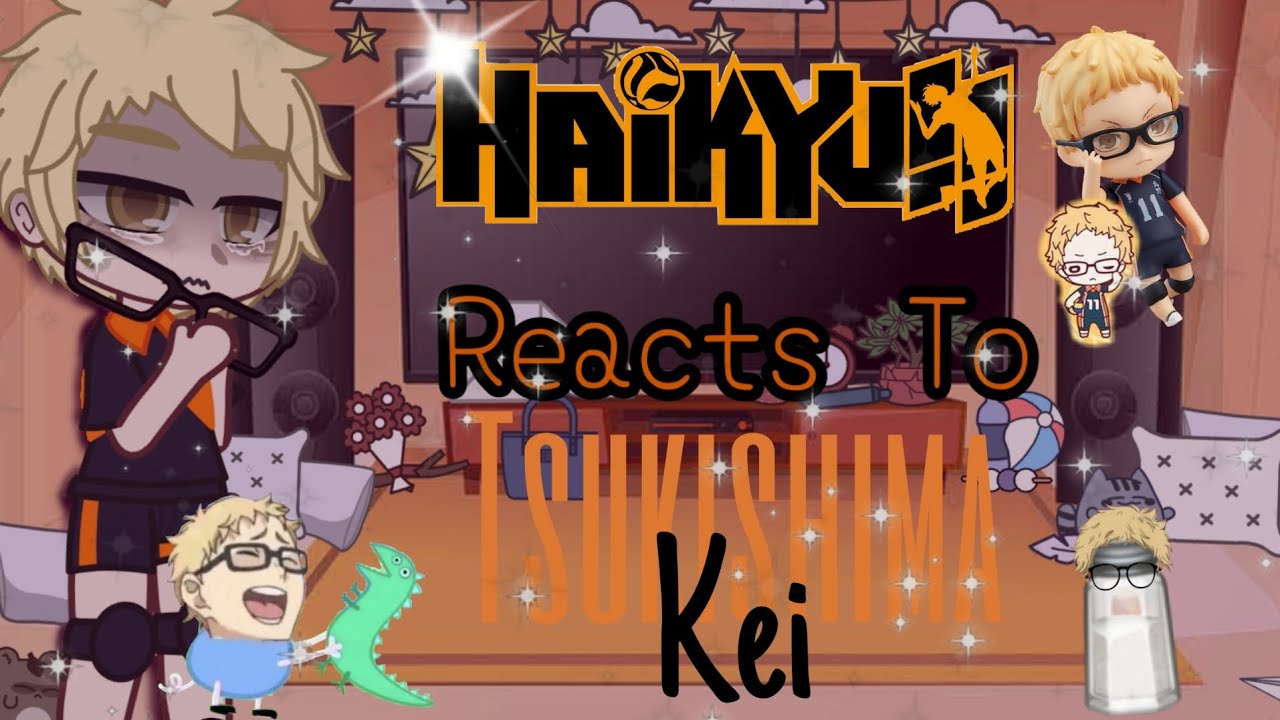 🏐Haikyuu reacts to 🎧Tsukishima🎧 {Happy one's and Angst} •Spoilers/Angst/No Ships• Rosey_Heartz
