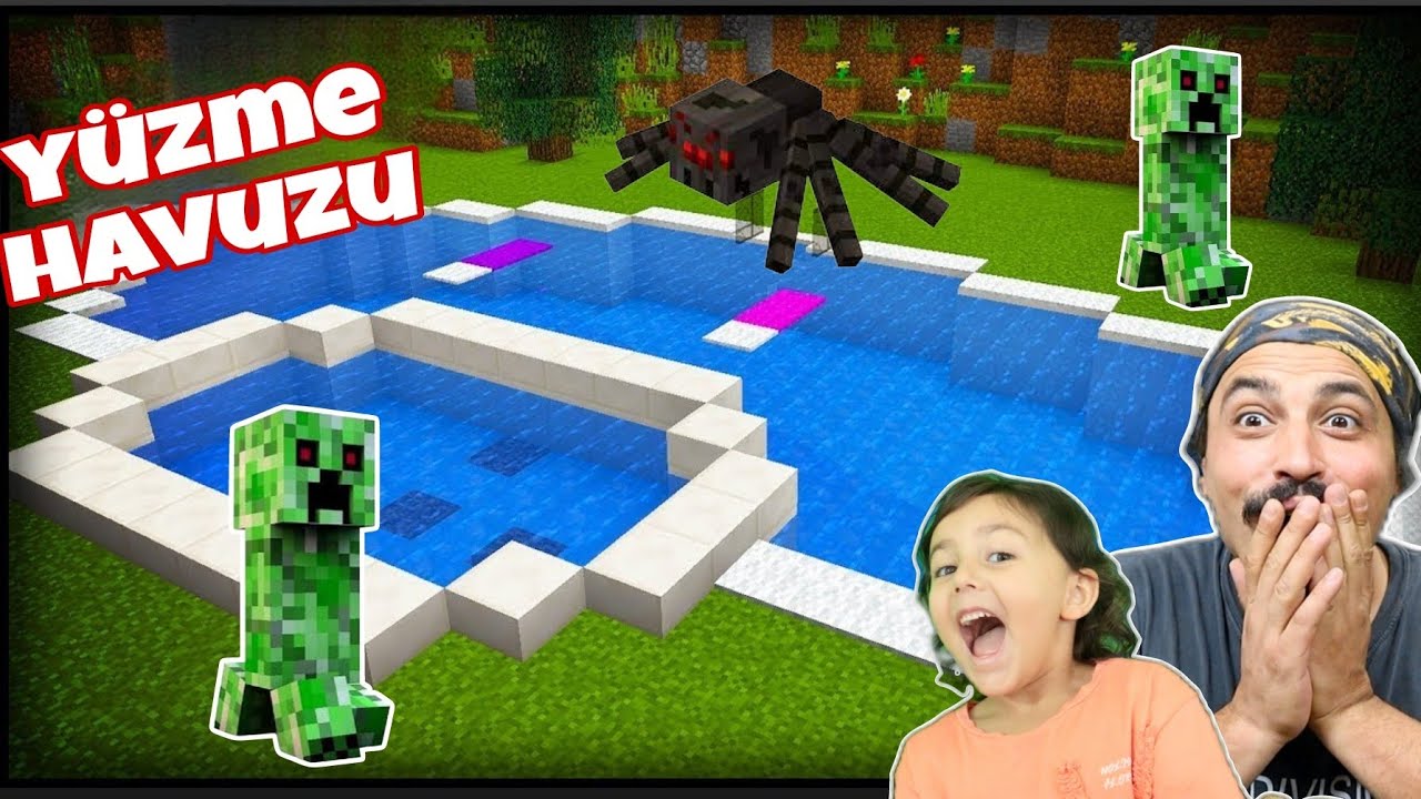 MİNECRAFT YÜZME HAVUZU YAPTIK 😄 MİNECRAFT 26.BÖLÜM