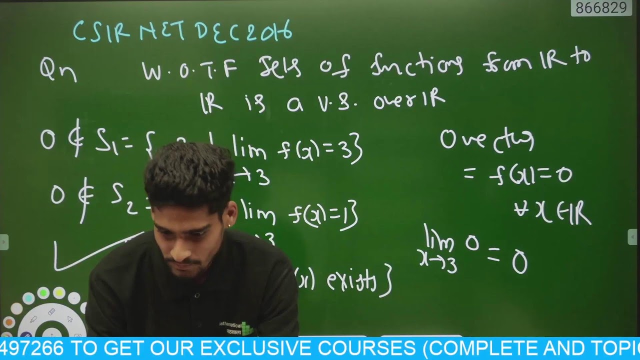 LINEAR ALGEBRA 1 | CSIR NET | VECTOR SPACES AND SUBSPACES