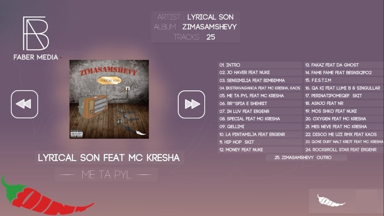 Lyrical Son - Me Ta Pyl Feat. MC Kresha (Official Audio)