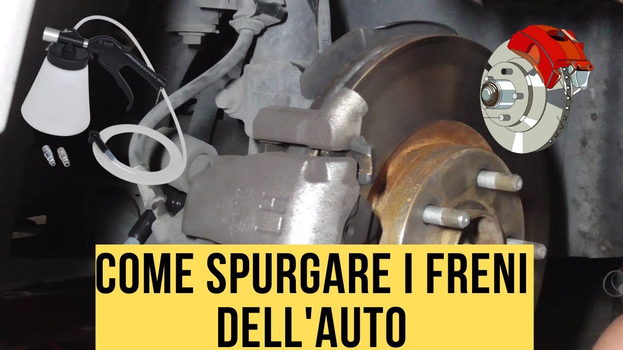 COME SPURGARE I FRENI DELL'AUTO