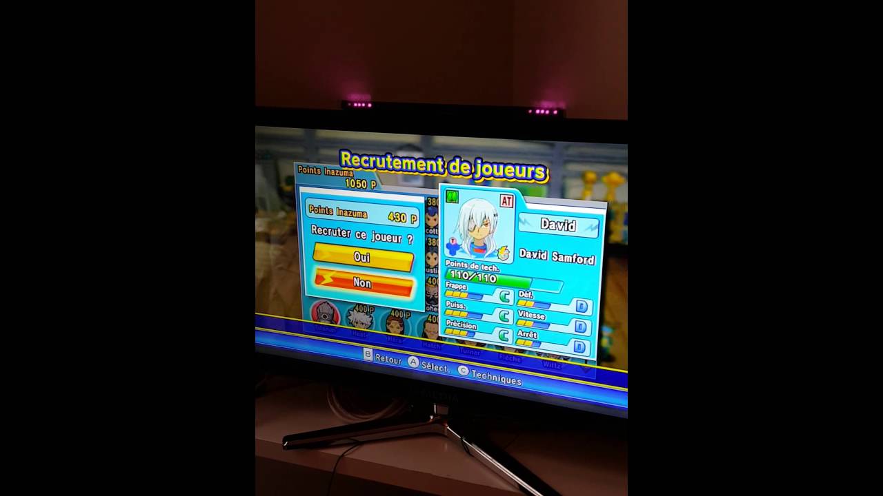 Recrutement de joueurs  (Inazuma eleven strikers).