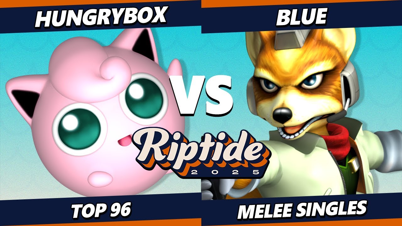 Riptide 2025 - Hungrybox (Jigglypuff) Vs. Blue (Fox) Smash Melee - SSBM