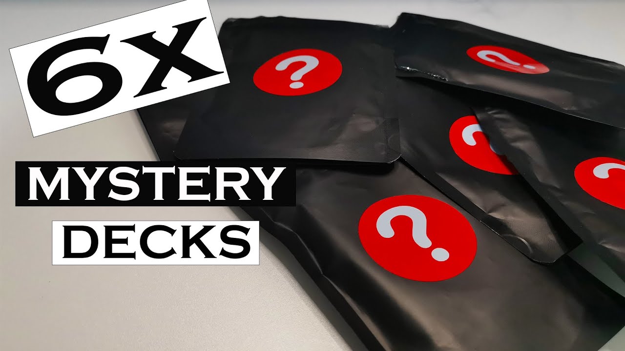 6x MYSTERY DECKS from magicshop.co.uk